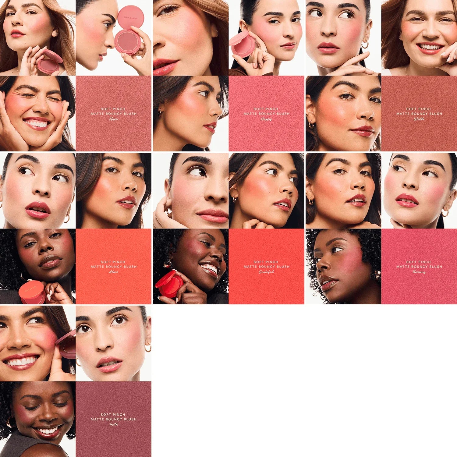 Rare Beauty Soft Pinch Matte Bouncy Blush - Krem Pudra Allık - Glaze Türkiye