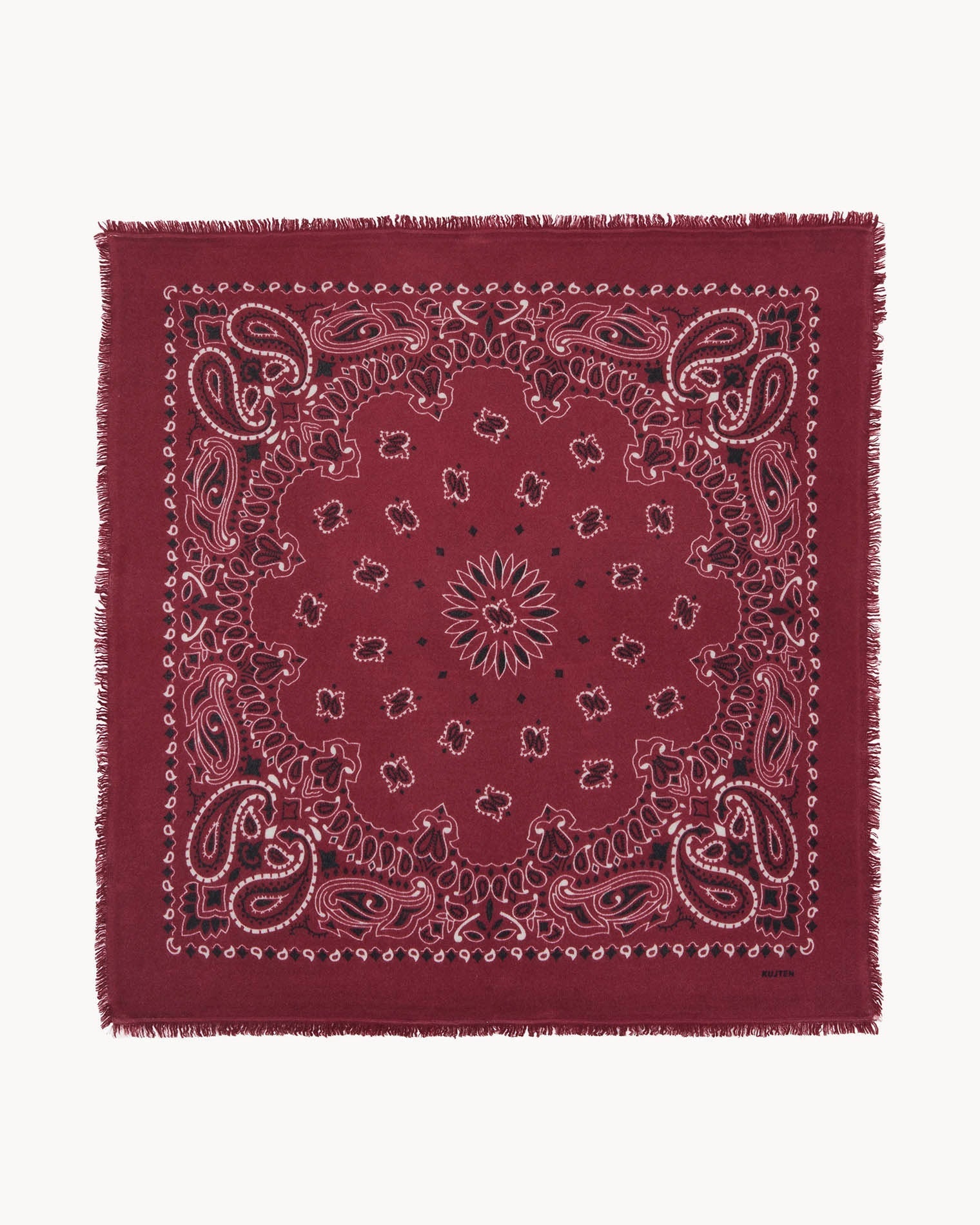 KUJTEN Large Bandana Hachiko Bico Sierra Red - Bandana - Glaze Türkiye