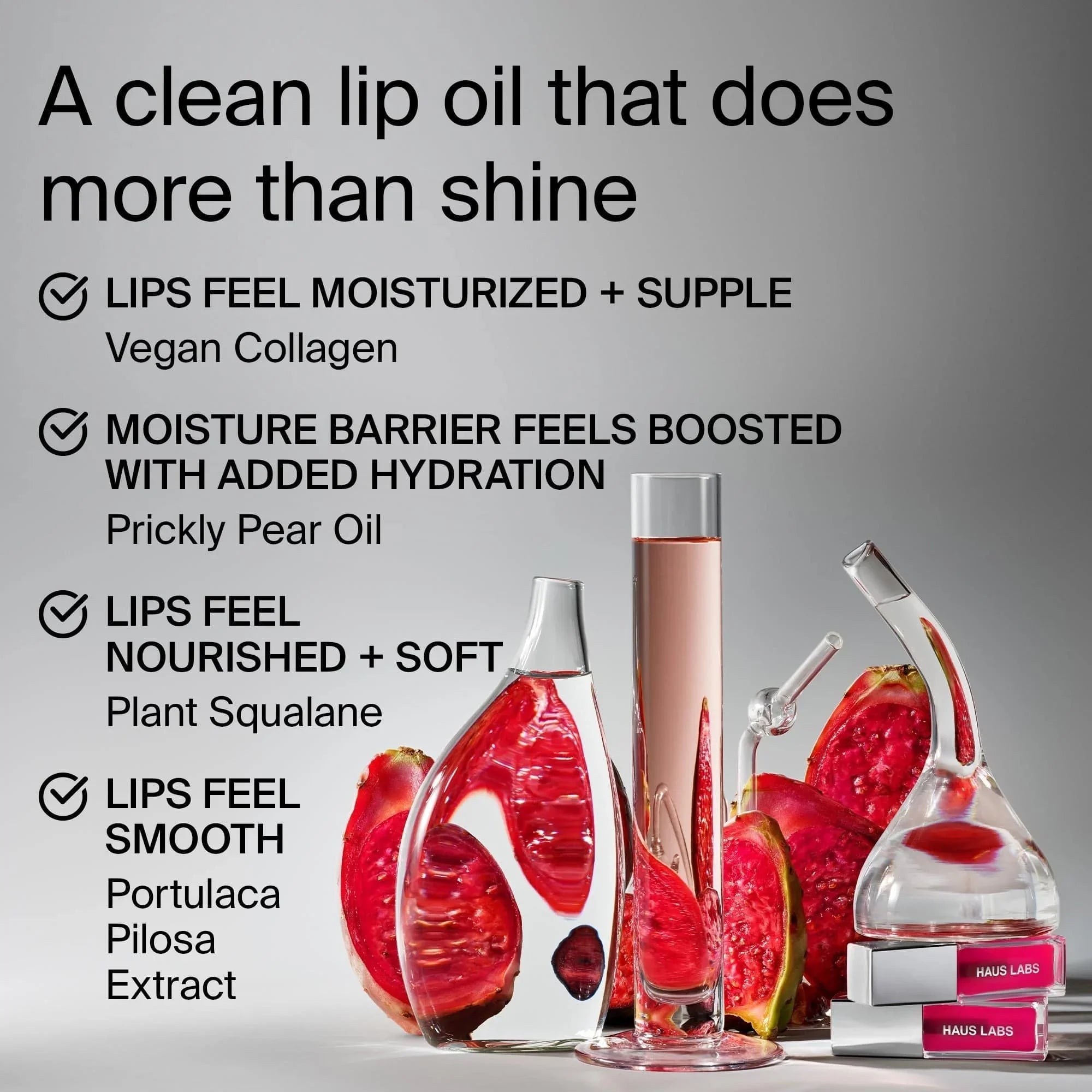 Haus Labs PhD Hybrid Lip Oil - Dudak Bakım Yağı - Glaze Türkiye