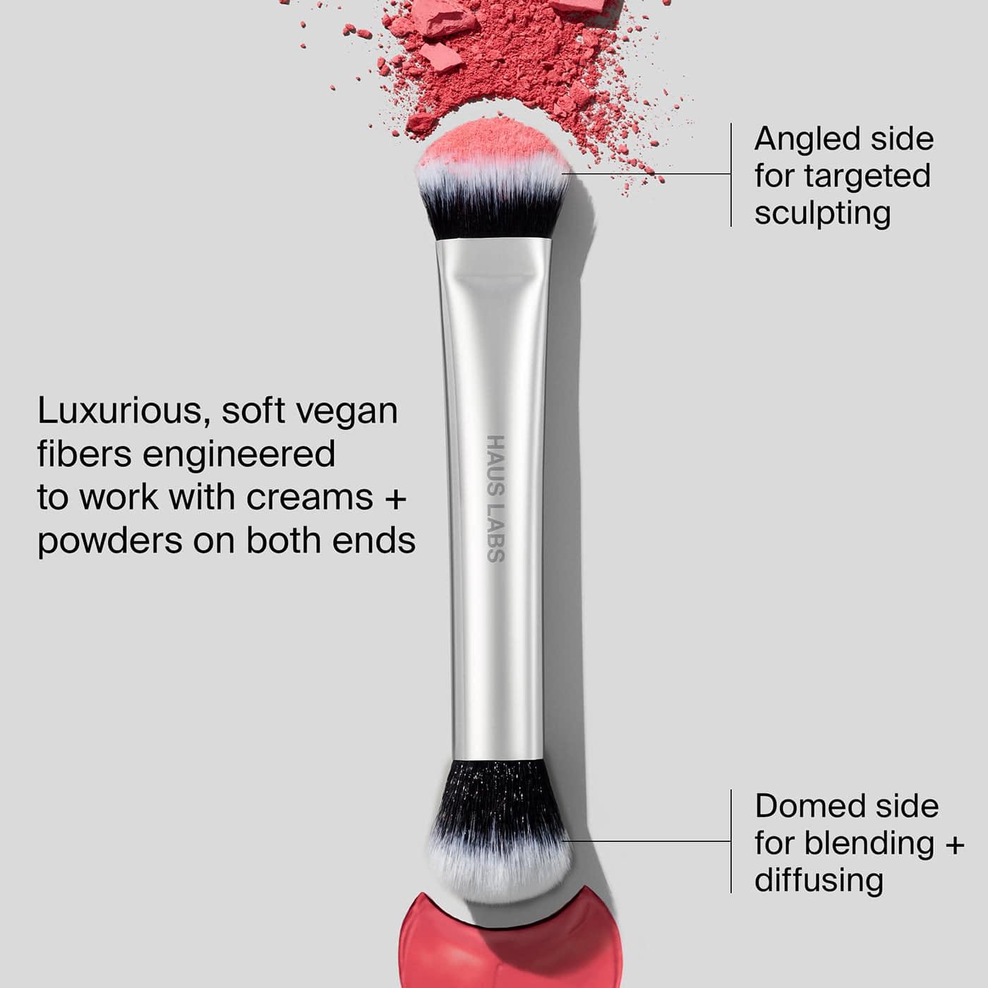 Haus Labs Dual-Ended Multi-Purpose Brush - Çok Amaçlı Fırça - Glaze Türkiye