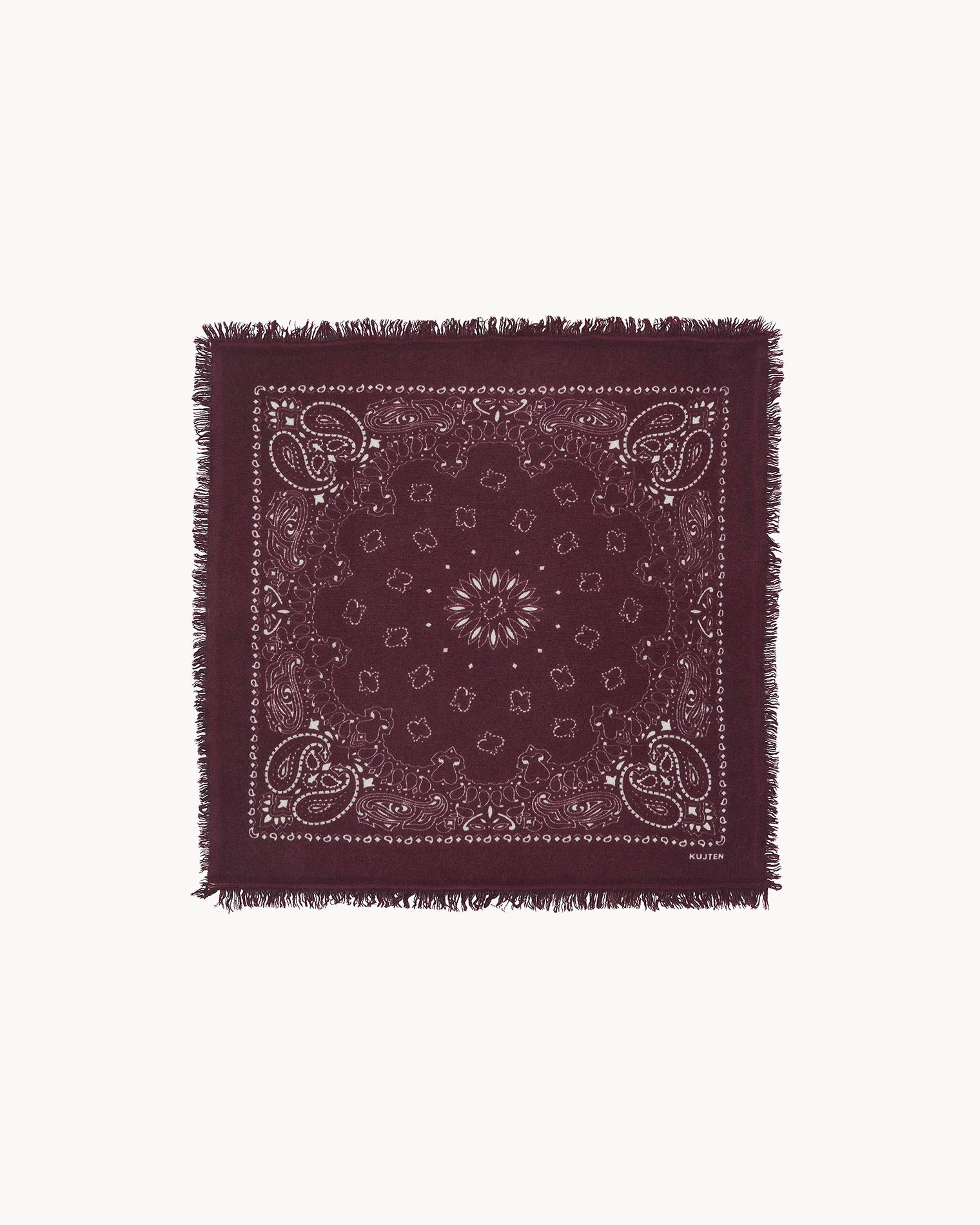 KUJTEN Small Bandana Hachi Burgundy - Bandana - Glaze Türkiye
