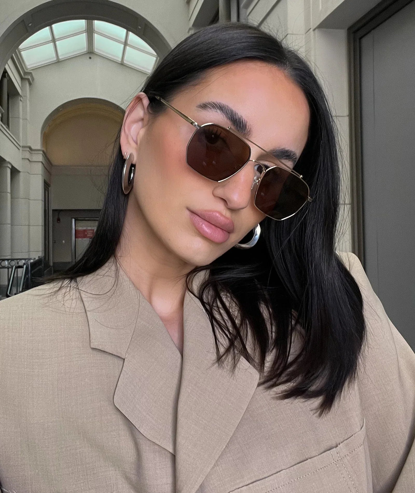 VEHLA Bowie - Gold/Choc - Gözlük - Glaze Türkiye